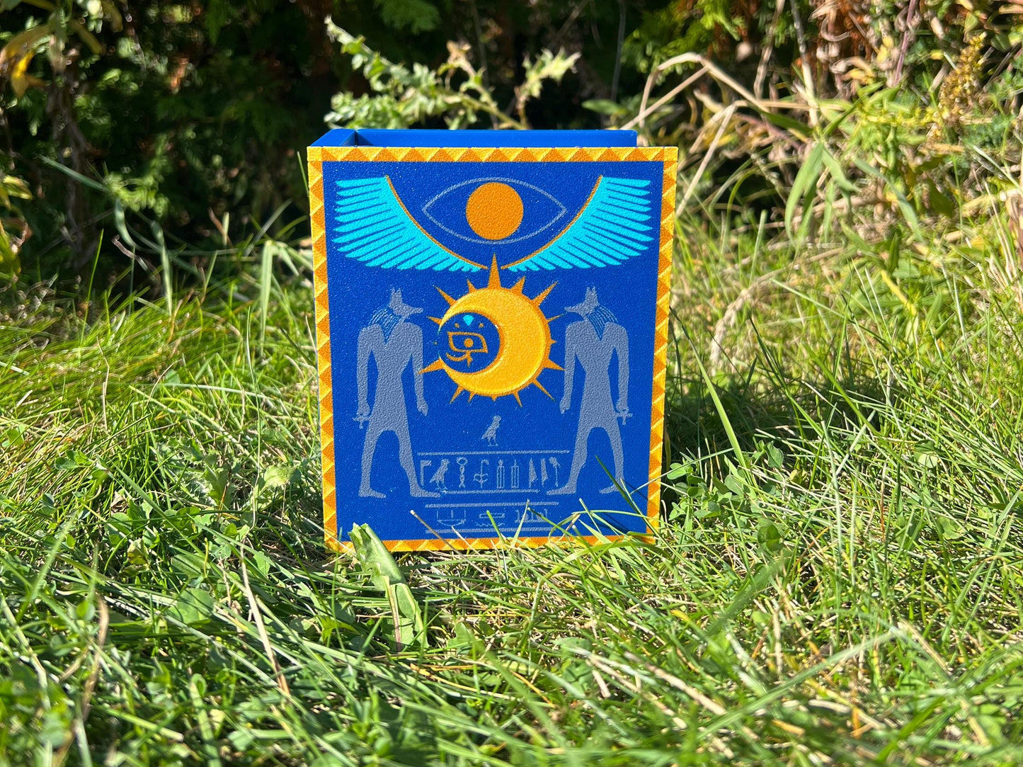 Book of Moon Deck Box & Dice Tray: 3D Printed TCG Card Storage