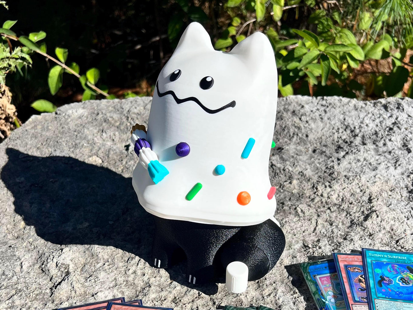 Marshmao Yummy Deck Box: Marshmallow Cat Card Holder for Yugioh