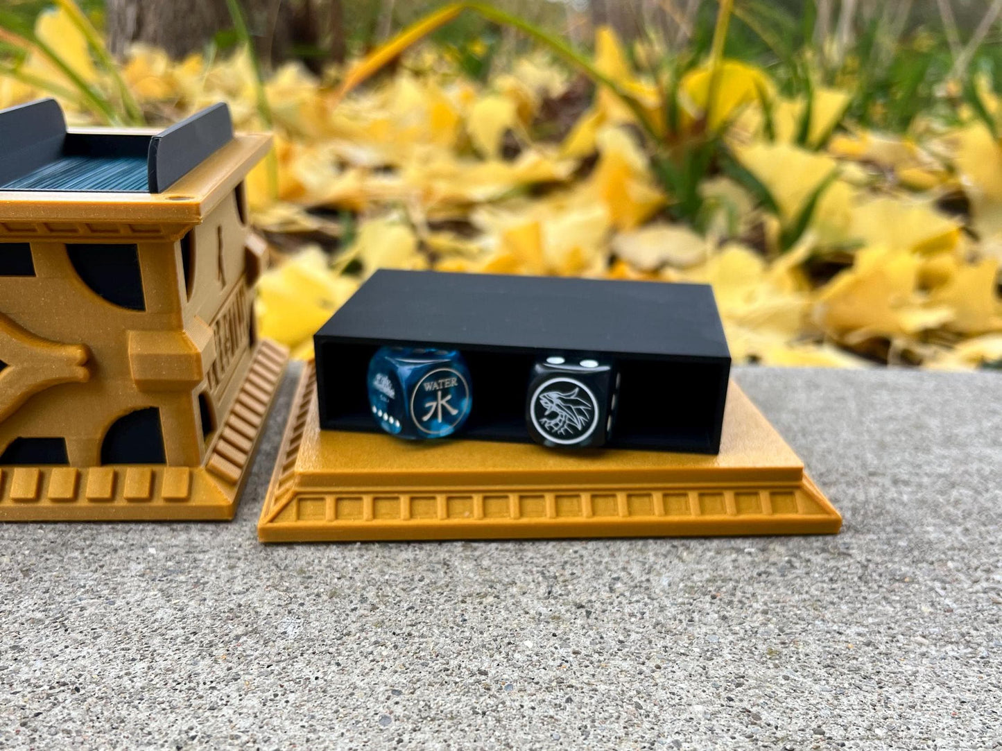 Gold Sarcophagus Deck Box: 3D Printed Card Storage for Yu-Gi-Oh!