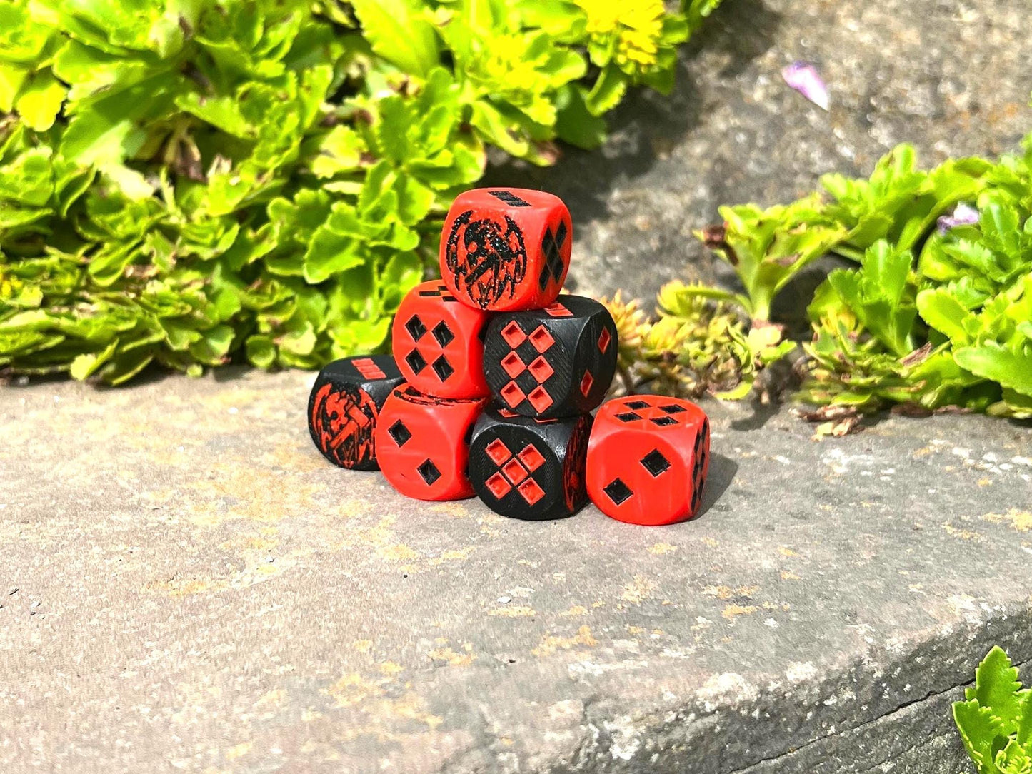 Fiendsmith Dice – Yu-Gi-Oh Inspired Custom D6 | 3D Printed TCG Dice Set for Duelists & Collectors