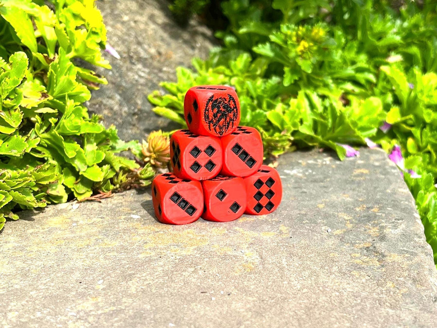 Fiendsmith Dice – Yu-Gi-Oh Inspired Custom D6 | 3D Printed TCG Dice Set for Duelists & Collectors
