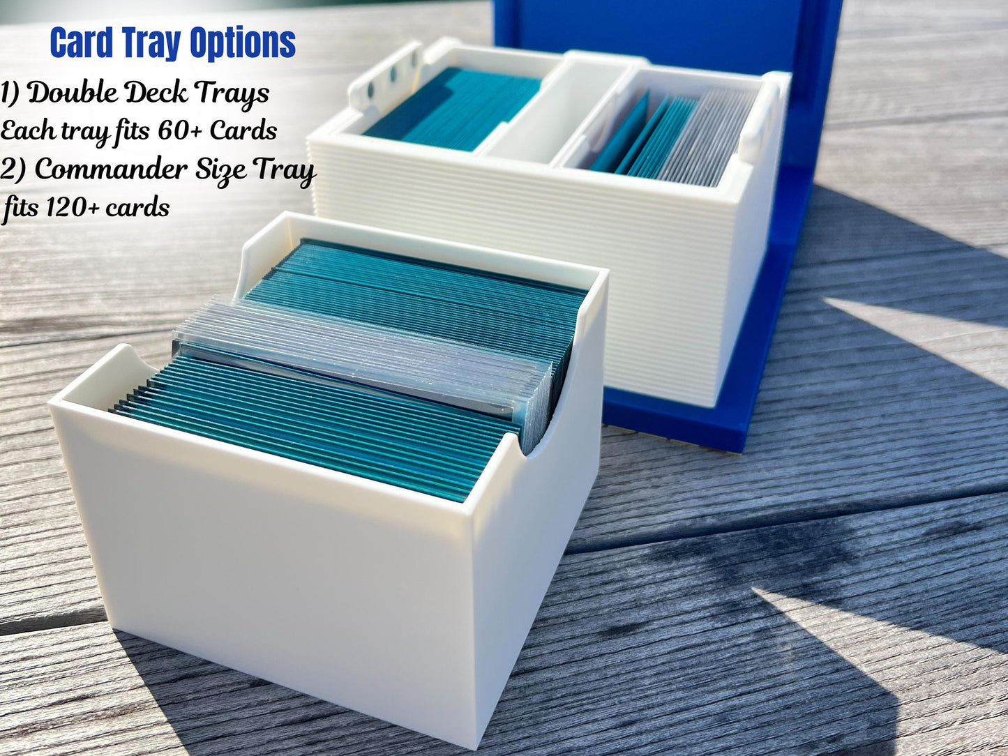 Book of Moon Deck Box & Dice Tray: 3D Printed TCG Card Storage