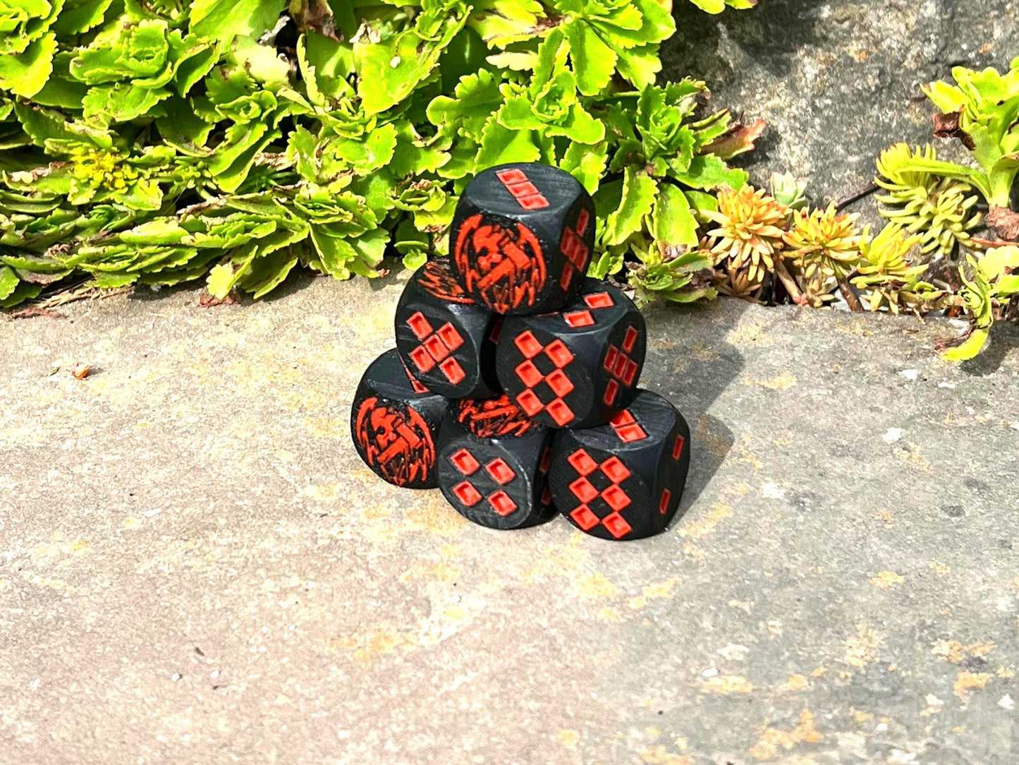 Fiendsmith Dice – Yu-Gi-Oh Inspired Custom D6 | 3D Printed TCG Dice Set for Duelists & Collectors