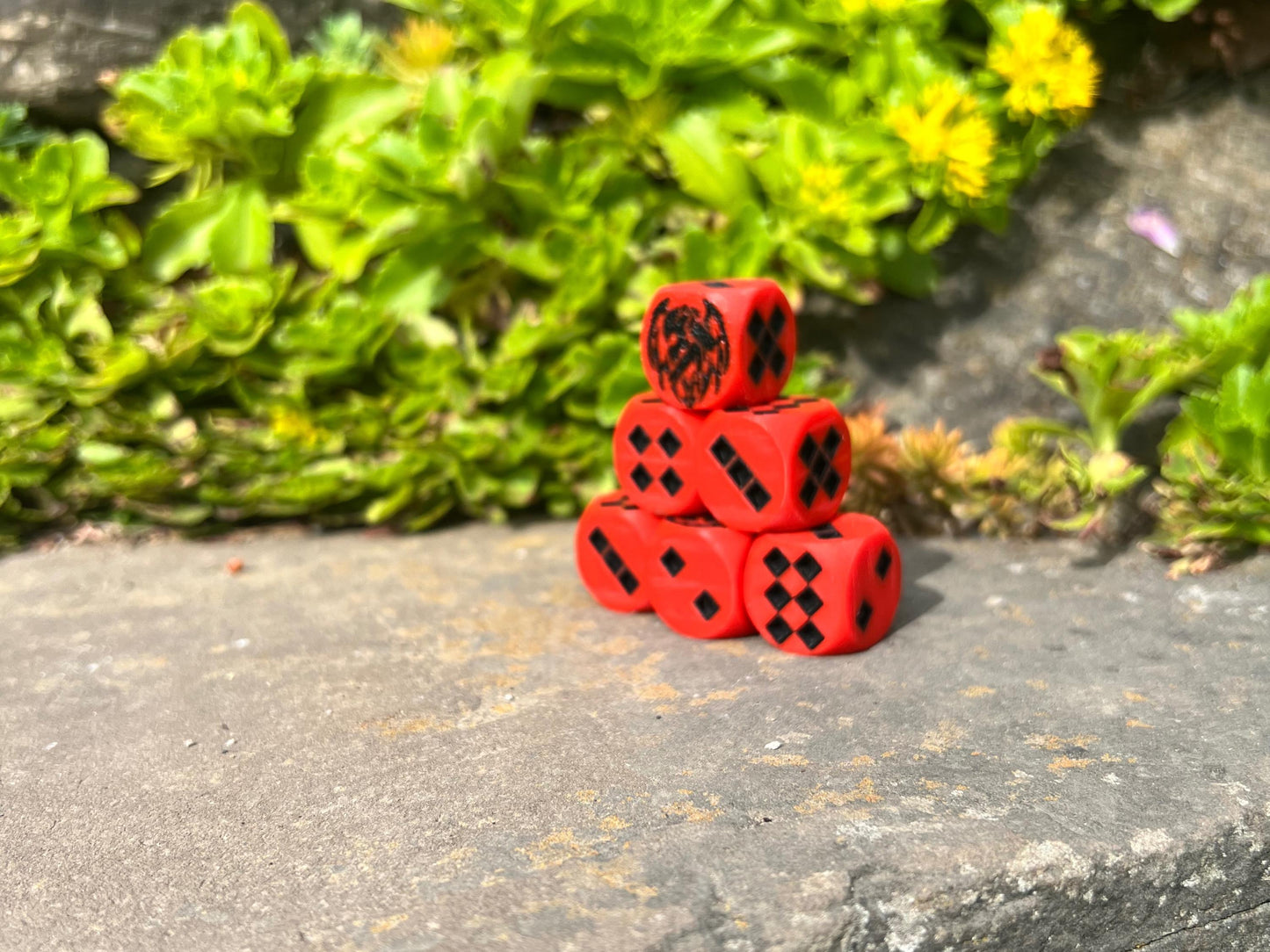 Fiendsmith Dice – Yu-Gi-Oh Inspired Custom D6 | 3D Printed TCG Dice Set for Duelists & Collectors