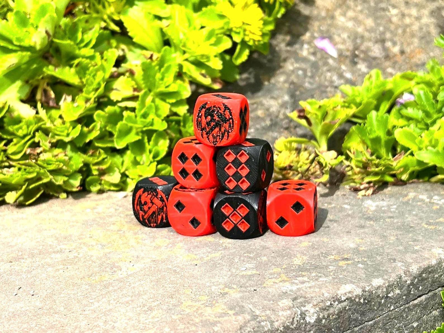 Fiendsmith Dice – Yu-Gi-Oh Inspired Custom D6 | 3D Printed TCG Dice Set for Duelists & Collectors
