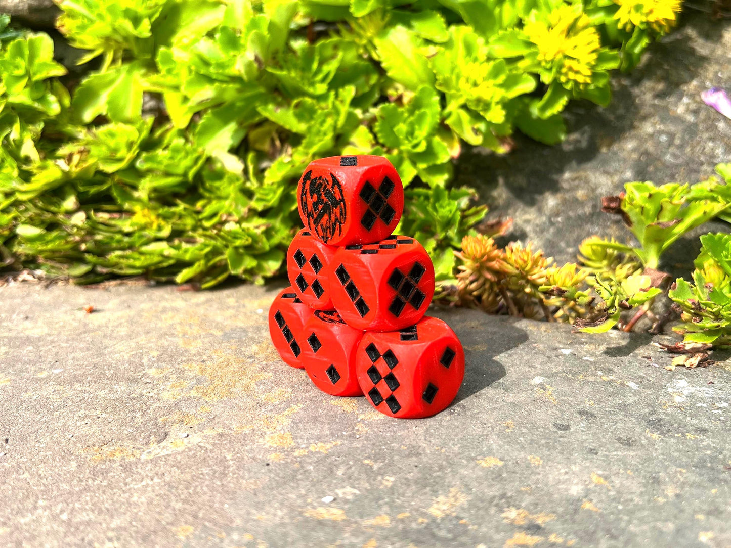 Fiendsmith Dice – Yu-Gi-Oh Inspired Custom D6 | 3D Printed TCG Dice Set for Duelists & Collectors