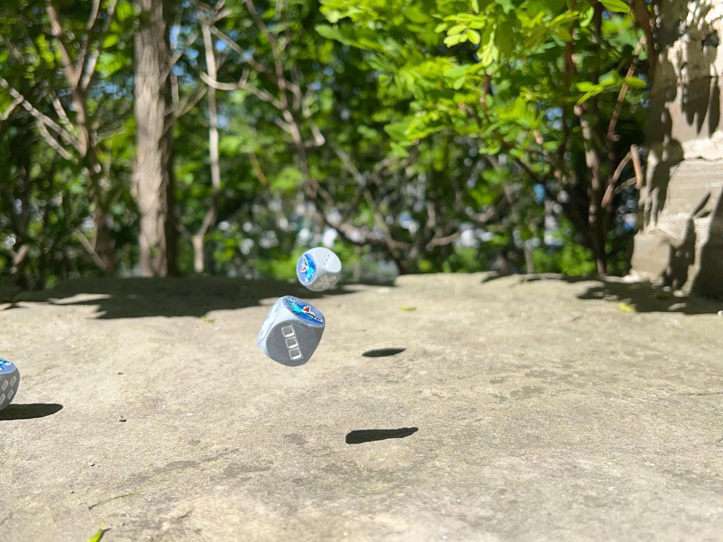 Blue Eyes White Dragon Dice Set: Yu-Gi-Oh! TCG, 3D Printed D6