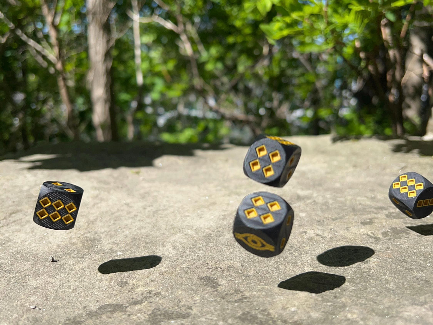 Millennium Dice – Yu-Gi-Oh Inspired Custom D6 | 3D Printed TCG Dice Set for Duelists & Collectors