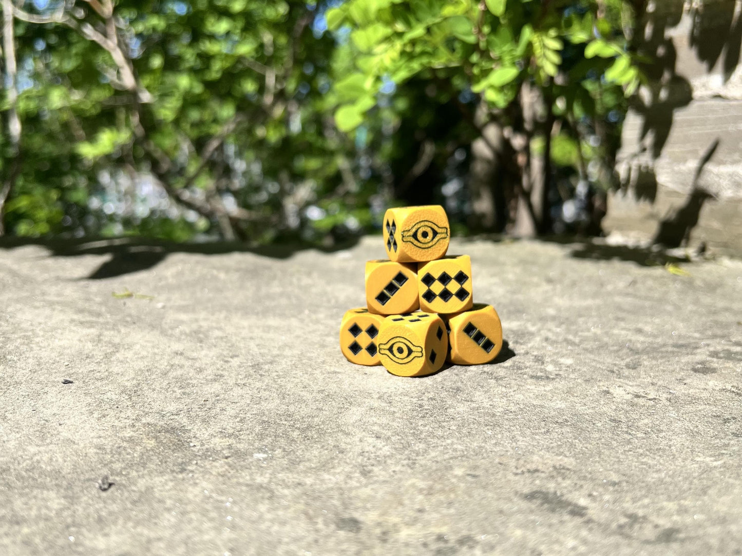 Millennium Dice – Yu-Gi-Oh Inspired Custom D6 | 3D Printed TCG Dice Set for Duelists & Collectors