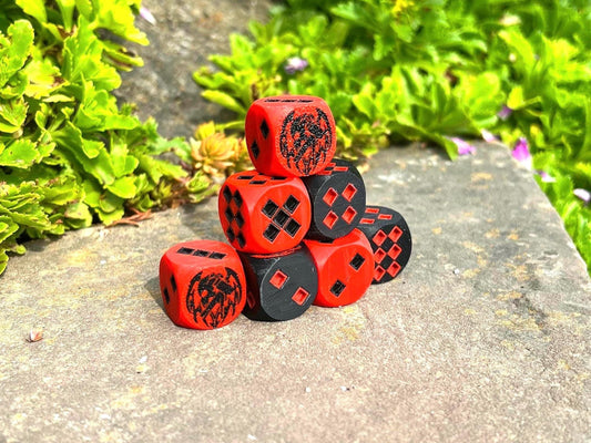 Fiendsmith Dice – Yu-Gi-Oh Inspired Custom D6 | 3D Printed TCG Dice Set for Duelists & Collectors